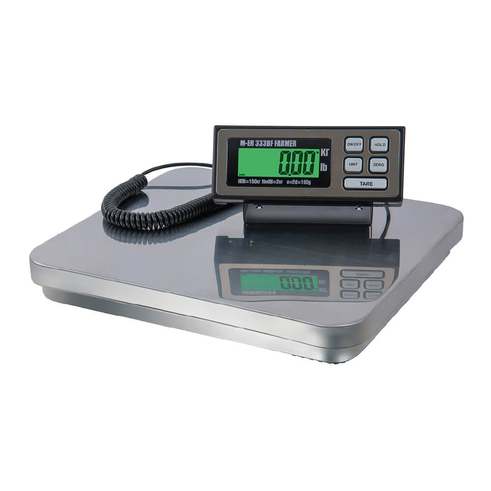 Фасовочные напольные весы M-ER 333 BF-150.50 "FARMER" RS-232 LCD